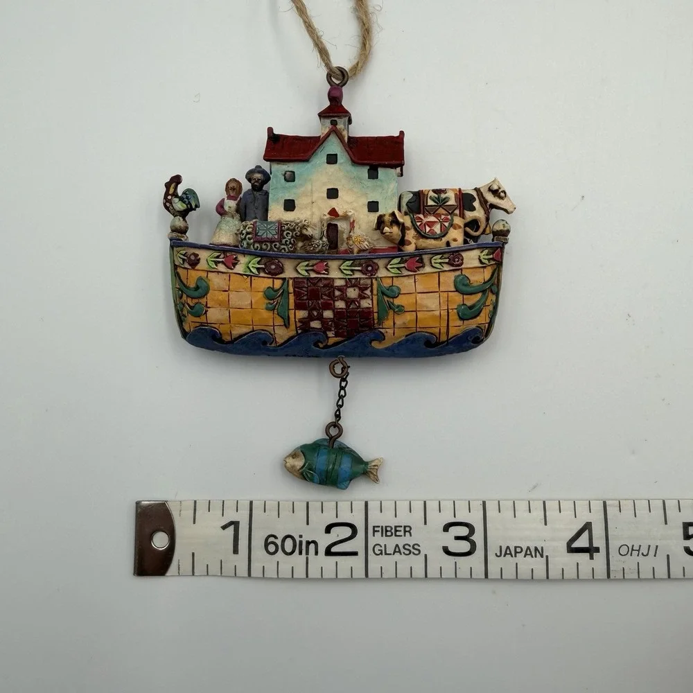 Jim‎ Shore Noah's Ark Christmas Ornament Heartwood Creek